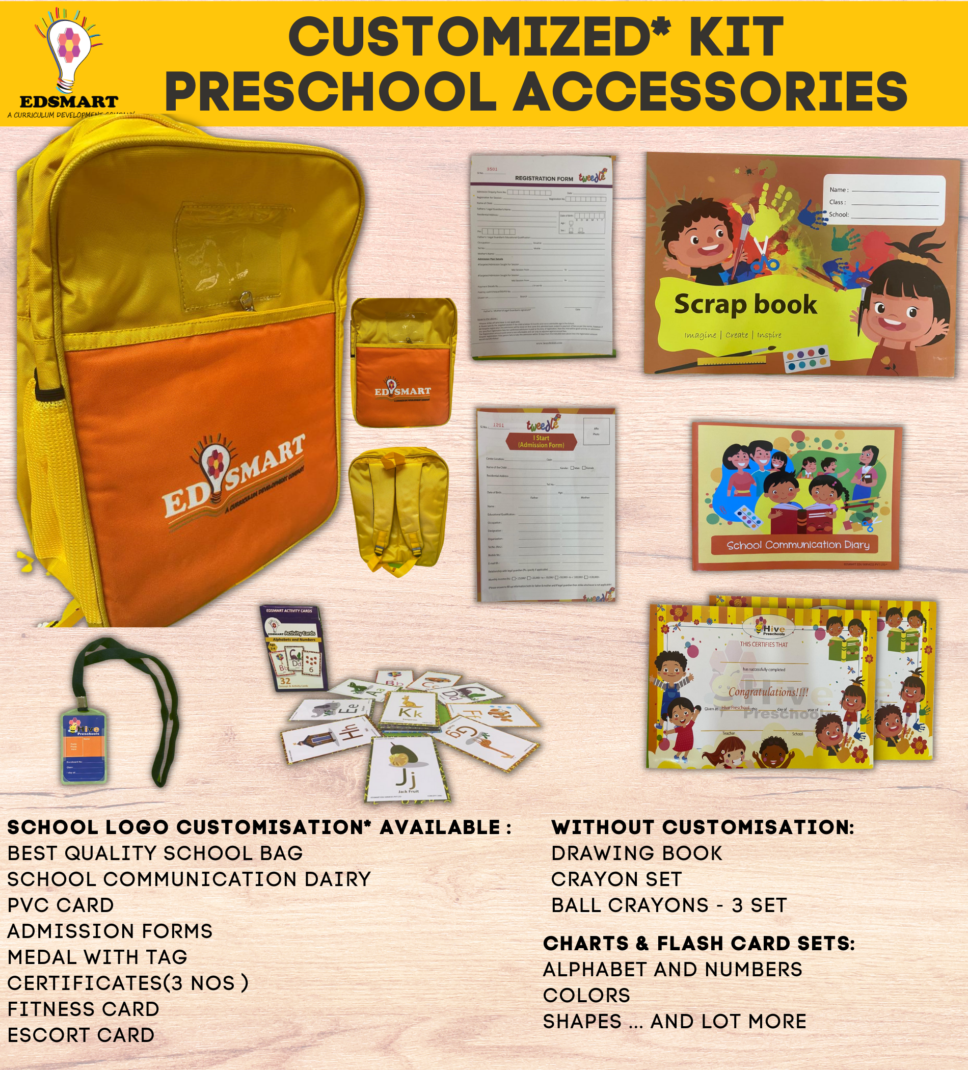 Senior KG LKG Premium School Kit