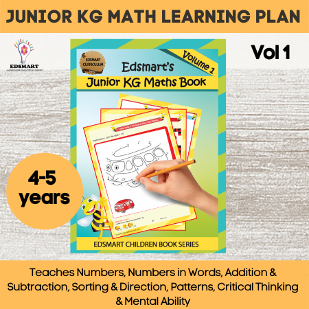 Edsmart Junior KG Maths Volume 1